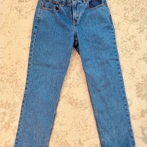 Abercrombie Curve Love 90’s Straight – Medium Wash 💙